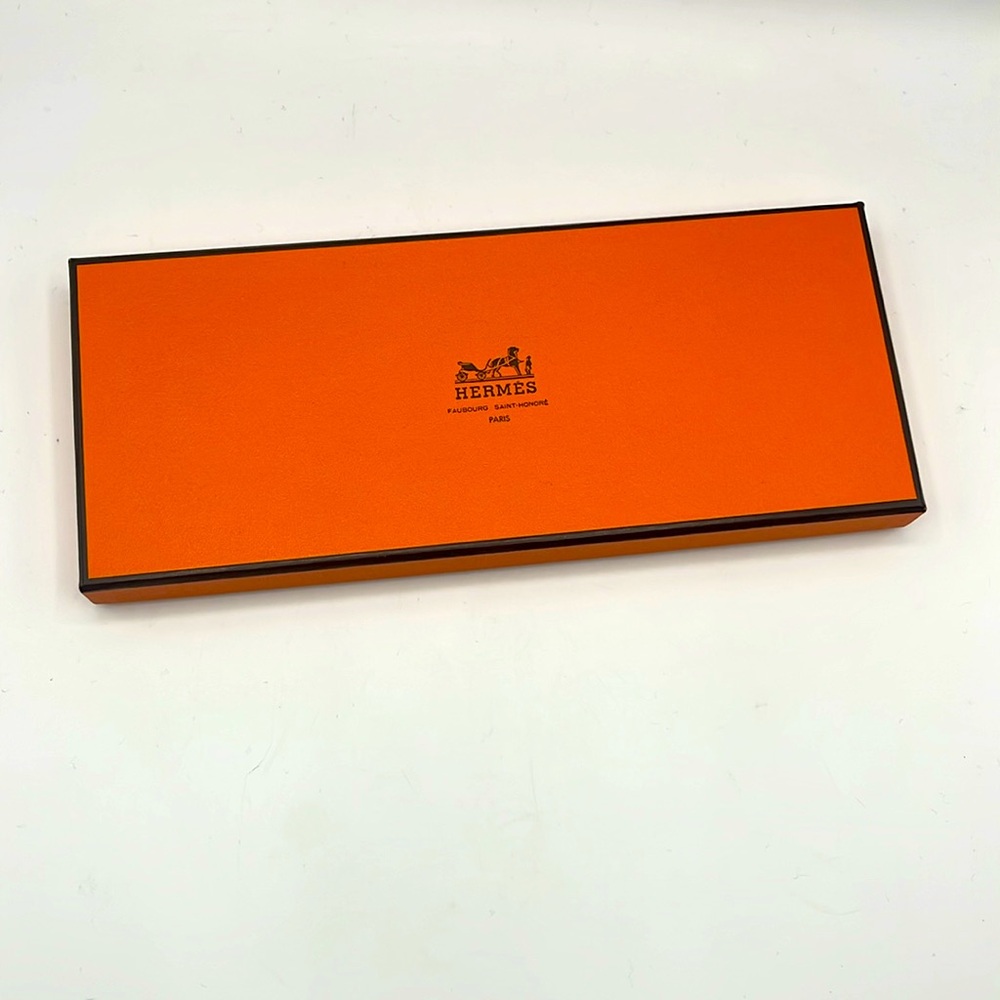 Hermes Ribbon Scarf and Box 16.5” x 16.5” - Picture 2 of 12